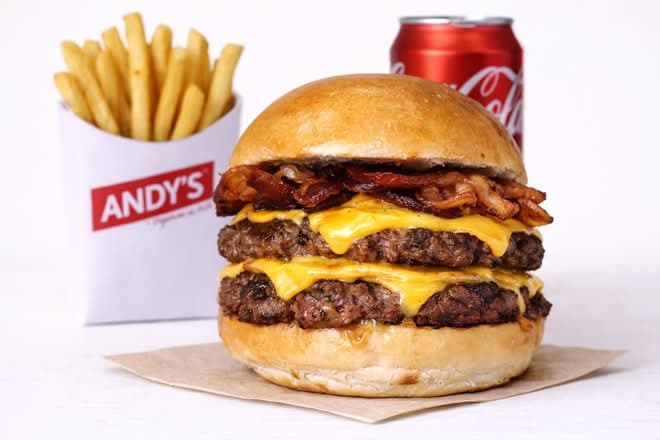 Combo Bacon Double Cheeseburger